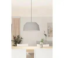 Pendul Eglo Contrisa, 1xE27, Ø520, gri