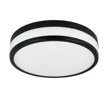 Plafoniera LED Eglo LED Eglo Palermo, 17.1W, alb-negru