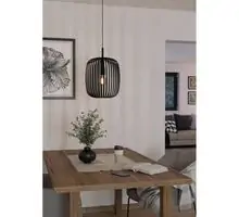 Pendul Eglo Romazzina, 1xE27, negru