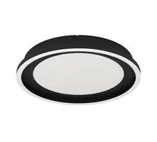 Plafoniera LED Eglo Calagrano, 21.5W, alb-negru, dimabil, telecomanda