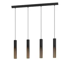 Pendul Eglo Barbotto, 4xGU10, maro-negru