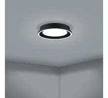 Plafoniera LED Eglo Calagrano, 21.5W, alb-negru, dimabil, telecomanda