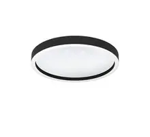 Plafoniera LED Eglo Genovese-Z, 17.8W, alb-negru, dimabil, telecomanda, Smart control App