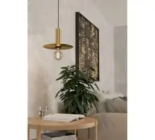 Pendul Eglo Escandell, 1xE27, auriu-negru