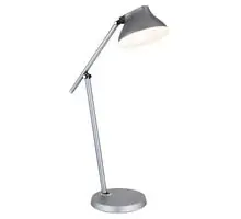 Lampa de birou LED Globo Lighting Halvar, 8W, argintiu-gri, touch