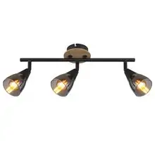 Aplica Globo Lighting Mubby, 3xE14, fumuriu-negru