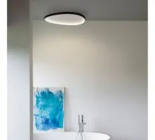 Plafoniera LED Ideal Lux Gemini, 41W, negru, Dali/Push