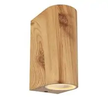 Aplica Globo Lighting Veronika, 2xGU10, rotund, lemn natur