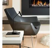 Lampa de birou LED Ideal Lux Easy, 3.5W, negru, on/off