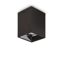 Plafoniera LED Ideal Lux Nitro, 25W, patrat, negru