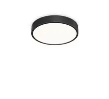 Plafoniera LED Ideal Lux Ray, 26W, negru, on/off CCT