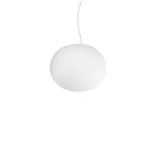 Pendul Ideal Lux Cotton, 1xE27, Ø 300, alb
