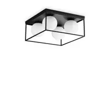 Plafoniera Ideal Lux Lingotto, 4xE14, negru