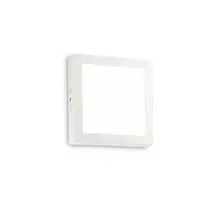 Plafoniera LED Ideal Lux Universal Square, 19W, alb, on/off CCT