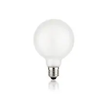 Bec LED, Ideal Lux Becuri E27, 8W, 3000K, 95x135mm, alb, dimabil, Triac, 277790