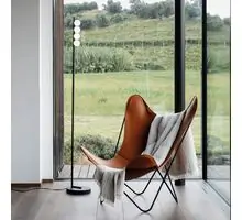 Lampadar LED Ideal Lux Ping Pong, 12W, negru, on/off