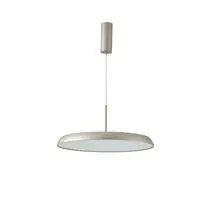 Pendul LED, AZzardo Clara, 50W, CCT 3000-4000-6500K, sampanie-maro, dimabil, Triac