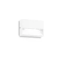 Aplica LED, Ideal Lux Dedra, 3W, 3000K, 100x30x65mm, alb, IP65, 316901