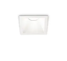 Spot fix, incastrat LED, Ideal Lux Game Trim Square, 11W, 3000K, 84x84x120mm, alb, IP65, 313207