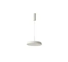 Pendul LED, AZzardo Clara, 12W, 3000K, alb nisipiu