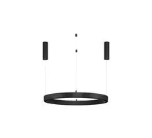 Sina magnetica LED suspendata Nova Luce Breda Flexible Sonik, 100W, D90, negru