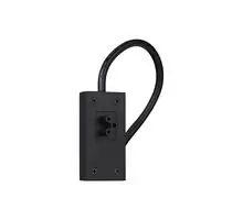 Element de capat cu alimentare pentru profil LED integrat Nova Luce Lina, negru