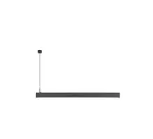 Profil LED integrat suspendat Nova Luce Lina, 40W, COB, 3000K, 1.2m, negru