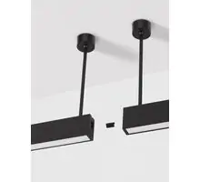 Profil LED integrat Nova Luce Lina, 20W, COB, 3000K, 545mm, negru