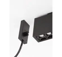 Element de alimentare suspendat profil LED integrat, Nova Luce Lina, 300mm, negru