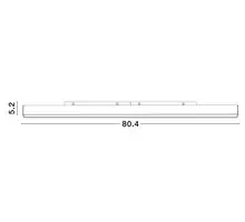 Corp iluminat LED sina magnetica Nova Luce Magnetic, 42W, 4000K, dimabil, negru