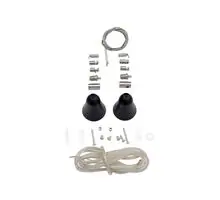 Kit suspendare sina magnetica Nova Luce Buxton L, negru