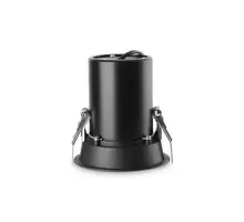 Spot mobil LED, incastrat, Ideal Lux Nova, 12W, 3000K, 100x110mm, negru, 248189