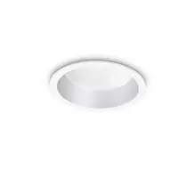 Spot fix LED, incastrat, Ideal Lux Deep, 10W, 4000K, 103x56mm, alb, 249025