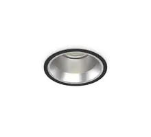 Spot fix LED, incastrat, Ideal Lux Off, 15W, 4000K, 110x76mm, negru, IP54, 266565
