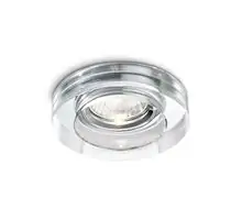 Spot fix, incastrat, Ideal Lux Blues, 1xGU10, 95x100mm, transparent, 083254