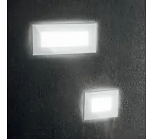 Spot LED trepte/pardoseli, Ideal Lux Indio, 5W, 3000K, 105x80x70mm, alb, IP65, 255781