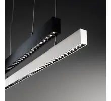 Pendul LED, Ideal Lux Office, 30W, 3000K, 1128x35x65mm, negru, 271187