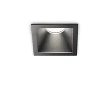 Spot fix LED, incastrat, Ideal Lux Game, 11W, 2700K, 84x84x120mm, negru, 285436