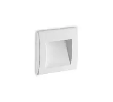 Spot LED trepte/pardoseli, Ideal Lux Wire, 1.5W, 3000K, 90x90x60mm, alb, IP65, 268996