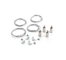 Kit de suspendare spoturi, Ideal Lux, 1ml, alb-aluminiu-opal, 244198