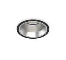 Spot fix LED, incastrat, Ideal Lux Off, 28W, 3000K, 162x100mm, negru, IP54, 266572