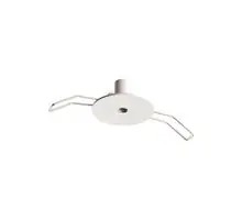 Baza circulara, incastrata, Ideal Lux, 110x34mm, negru, 307114