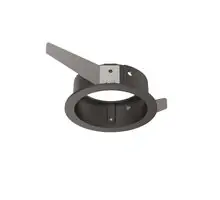 Rama spot, incastrata, Ideal Lux Bento, 107x40mm, negru, 287881