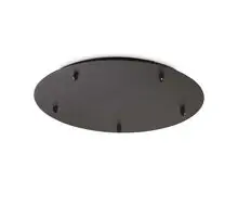 Baza circulara, Ideal Lux, 460x25mm, negru, 285658
