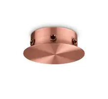 Baza circulara, incastrata, Ideal Lux, 110x34mm, alb, 301594