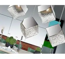 Pendul cristal  Schuller Priscila, 5xG9, argintiu