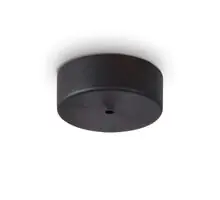 Baza circulara, magnetica, Ideal Lux, 90x35mm, negru, 244242