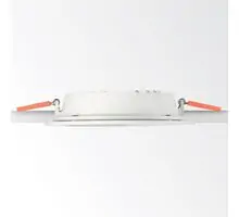 Spot fix LED incastrat Ideal Lux Groove, 20W, 3000K, 168mm, alb, IP20, 123998