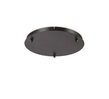 Baza circulara, Ideal Lux, 300x25mm, negru, 285603