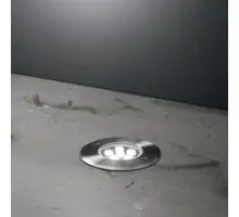 Spot pardoseli, exterior, Ideal Lux Floor, 6W, 3000K, 120x86mm, crom, IP67, 255668